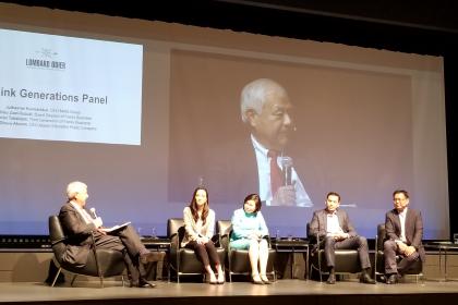 Prof. Roger King at the Panel Discussion